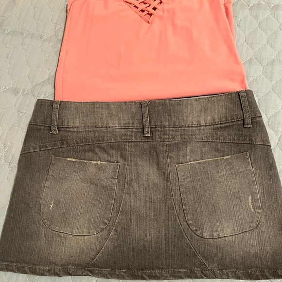 DUTCHESS BUNDLE~NWT~JEAN SKIRT & BLOUSE~11 - Picture 7 of 9